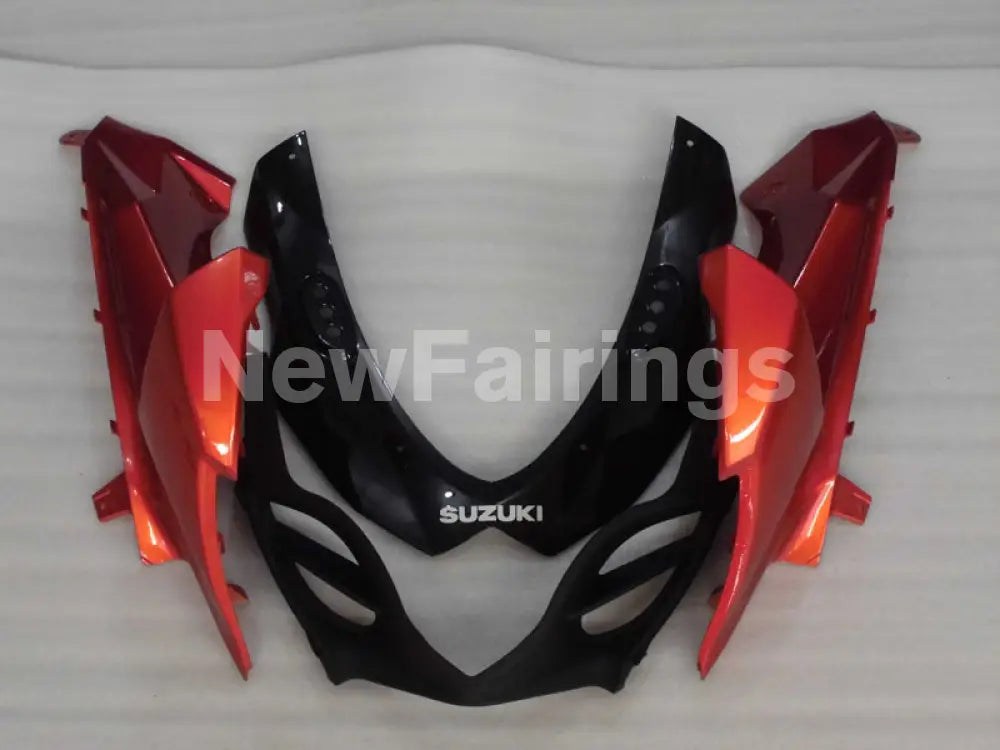 Orange and Black Grey Factory Style - GSX-R1000 09-16 Fairing Kit
