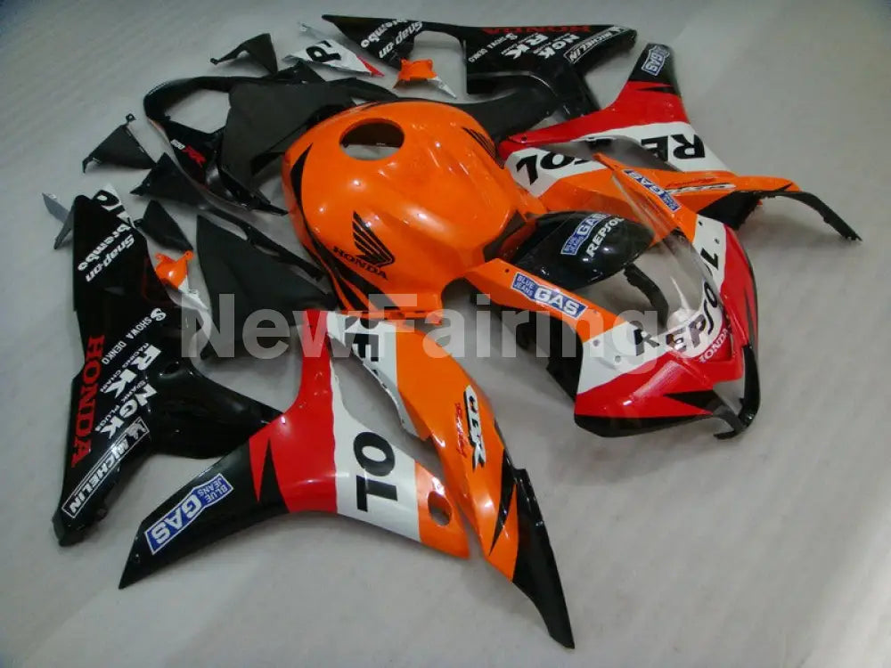 Orange Black and Red Repsol - CBR600RR 07-08 Fairing Kit