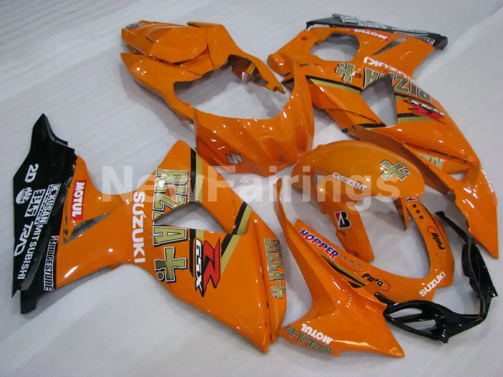 Orange and Black Rizla - GSX-R1000 09-16 Fairing Kit
