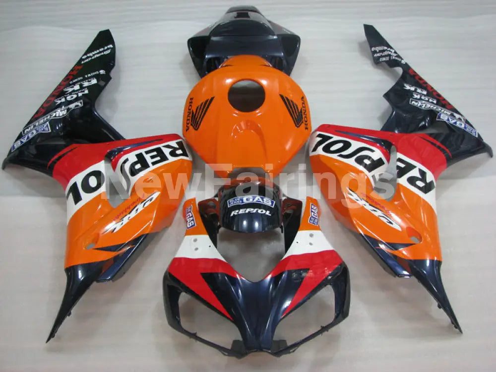 Orange Deep Blue and Red Repsol - CBR1000RR 06-07 Fairing Kit