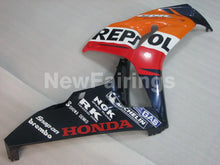 Cargar imagen en el visor de la galería, Orange Deep Blue and Red Repsol - CBR1000RR 06-07 Fairing Kit