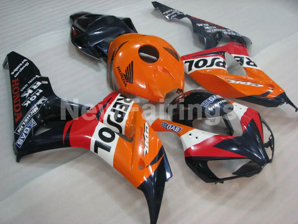 Orange Deep Blue and Red Repsol - CBR1000RR 06-07 Fairing Kit