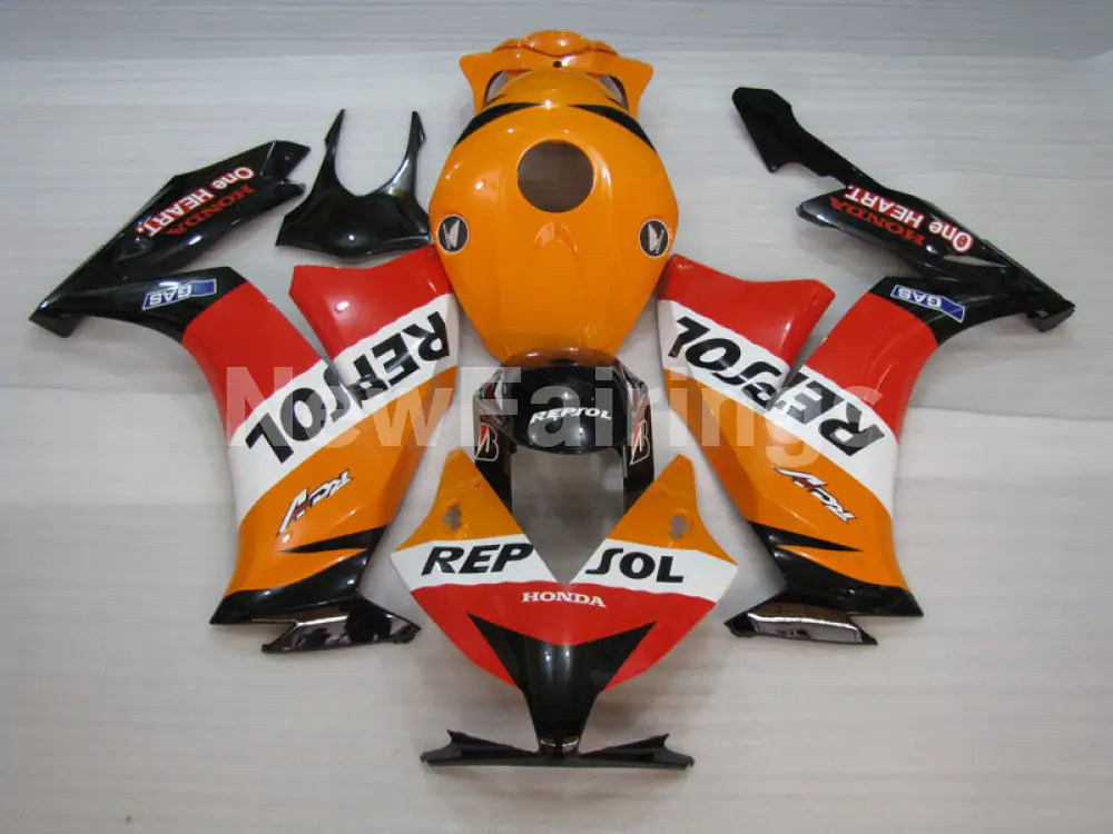 Orange Red and Black Repsol - CBR1000RR 12-16 Fairing Kit