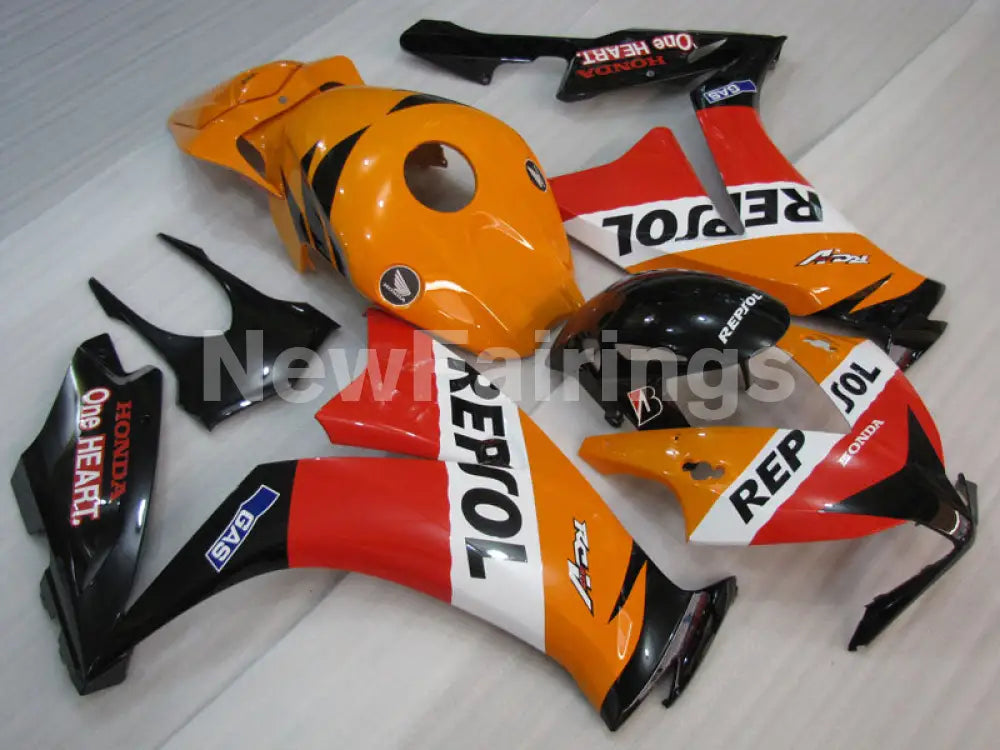 Orange Red and Black Repsol - CBR1000RR 12-16 Fairing Kit