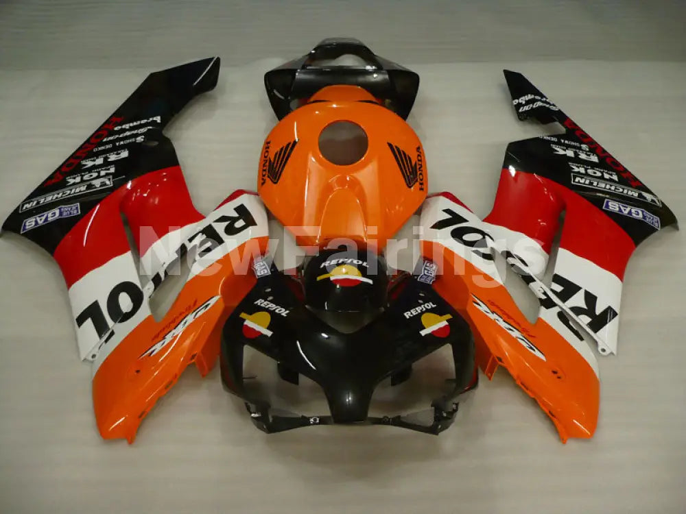Orange and Red Black Repsol - CBR1000RR 04-05 Fairing Kit