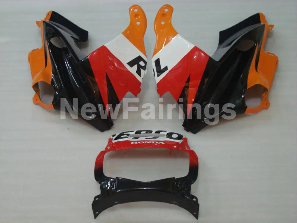 Orange Red Black Repsol - CBR600 F2 91-94 Fairing Kit