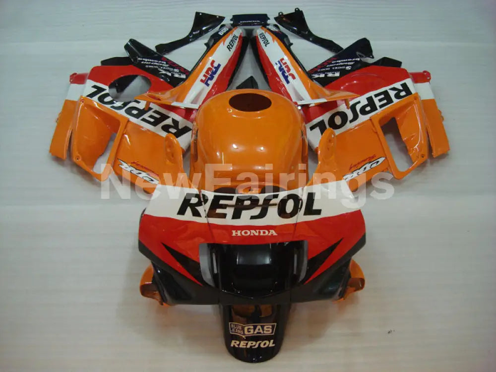 Orange Red Black Repsol - CBR600 F2 91-94 Fairing Kit