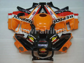 Orange Red and Black Repsol - CBR600 F2 91-94 Fairing Kit
