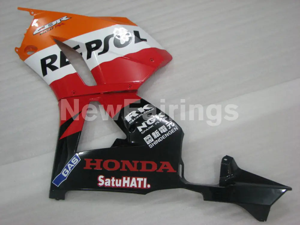 Orange Red and Black Repsol - CBR600RR 13-23 Fairing Kit
