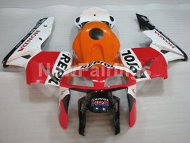 Orange Red and White Repsol - CBR600RR 05-06 Fairing Kit