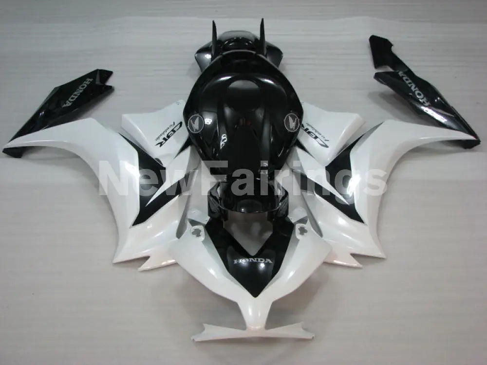 Pearl White and Black Factory Style - CBR1000RR 12-16 Fairing Kit