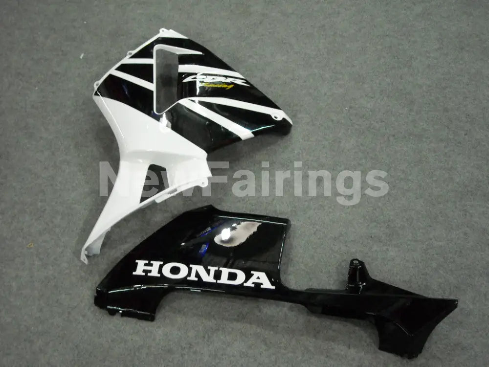 Pearl White and Black Factory Style - CBR600RR 03-04 Fairing Kit