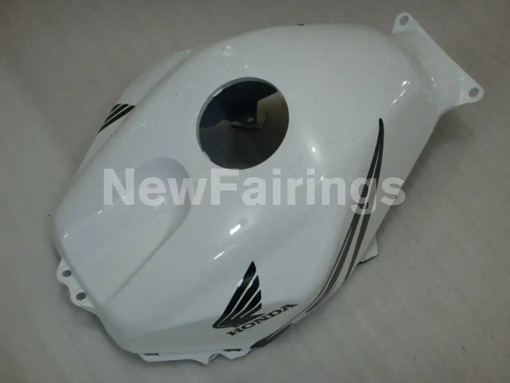 Pearl White and Black Fire - CBR600RR 03-04 Fairing Kit