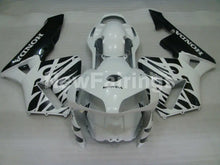 Cargar imagen en el visor de la galería, Pearl White and Black Fire - CBR600RR 03-04 Fairing Kit