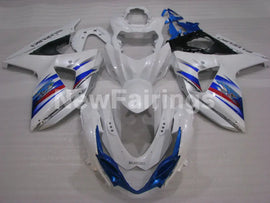 Pearl White and Blue Factory Style - GSX-R1000 09-16 Fairing Kit
