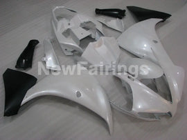 Pearl White and Matte Black No decals - YZF-R1 09-11 Fairing Kit