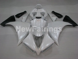 Pearl White and Matte Black No decals - YZF-R1 09-11 Fairing Kit
