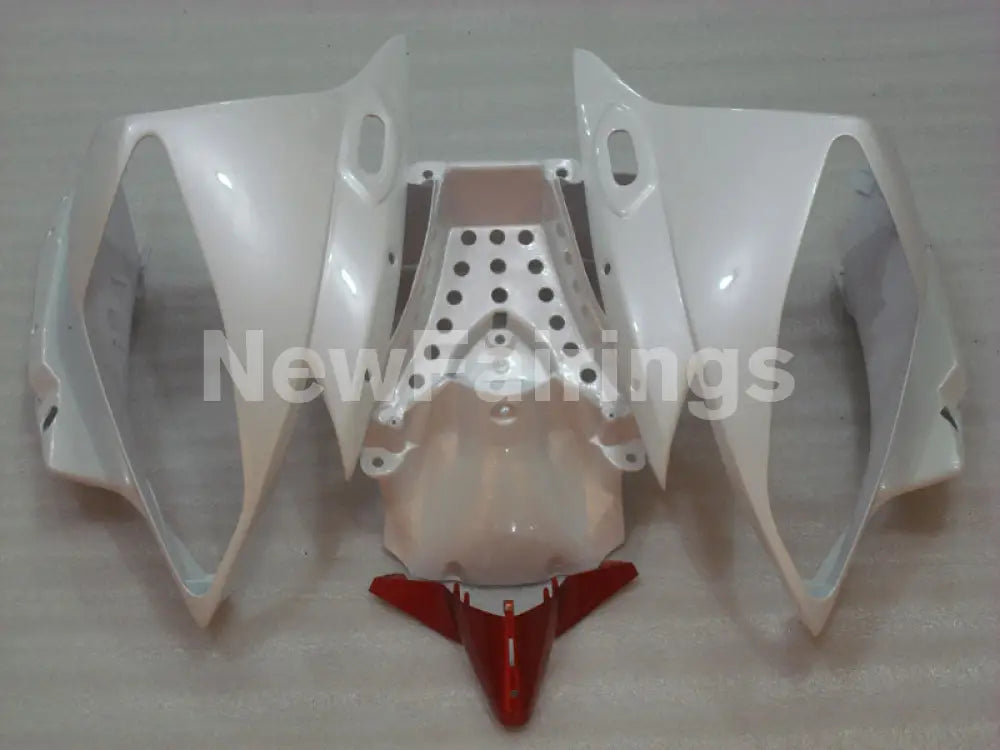 Pearl White and Orange No decals - YZF-R6 06-07 Fairing Kit