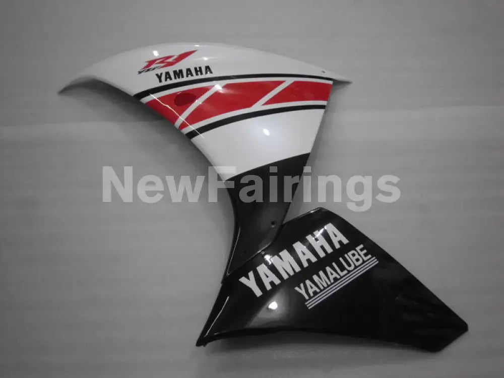 Pearl White and Red Black Factory Style - YZF-R1 09-11 Fairing Kit