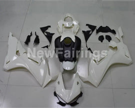 Pearl White and Black No decals - CBR1000RR 17-19 Fairing Kit