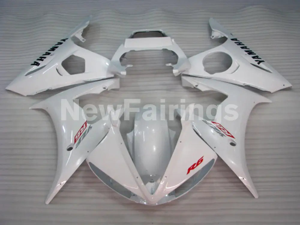 Pearl White Factory Style - YZF-R6 03-04 Fairing Kit