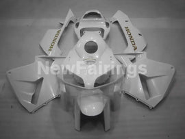 Pearl White with gold decal Factory Style - CBR600RR 05-06 Fairing Kit