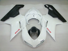 Cargar imagen en el visor de la galería, Pearl White and Matte Black Factory Style - Ducati 848 07-11 Fairing Kit