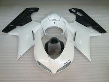 Cargar imagen en el visor de la galería, Pearl White and Matte Black Factory Style - Ducati 848/1098/1198 07-11 Fairing Kit
