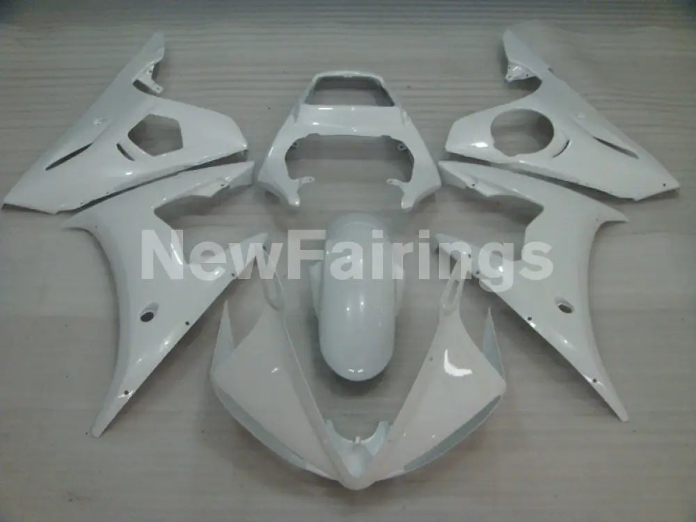 Pearl White No decals - YZF-R6 05 Fairing Kit