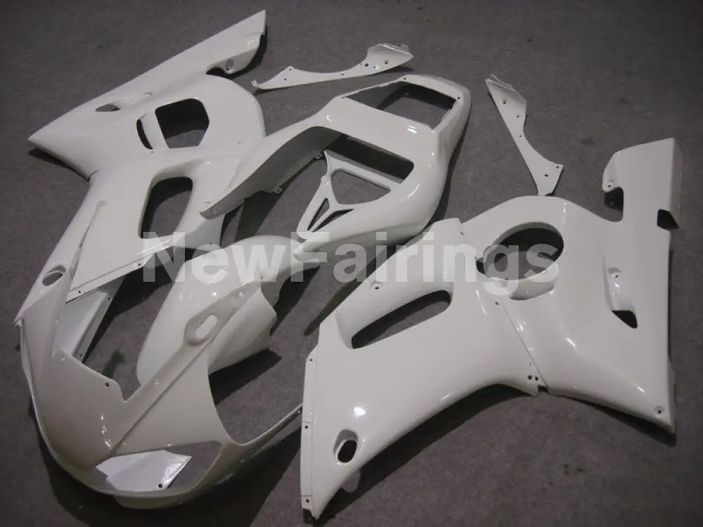 Pearl White No decals - YZF-R6 98-02 Fairing Kit