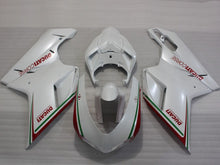 Cargar imagen en el visor de la galería, Pearl White and Red Factory Style - Ducati 848/1098/1198 07-11 Fairing Kit
