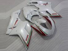 Cargar imagen en el visor de la galería, Pearl White and Red Factory Style - Ducati 848/1098/1198 07-11 Fairing Kit