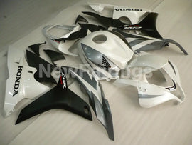 Pearl White and Silver Black Factory Style - CBR600RR 07-08 Fairing Kit