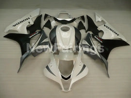 Pearl White and Silver Black Factory Style - CBR600RR 07-08 Fairing Kit