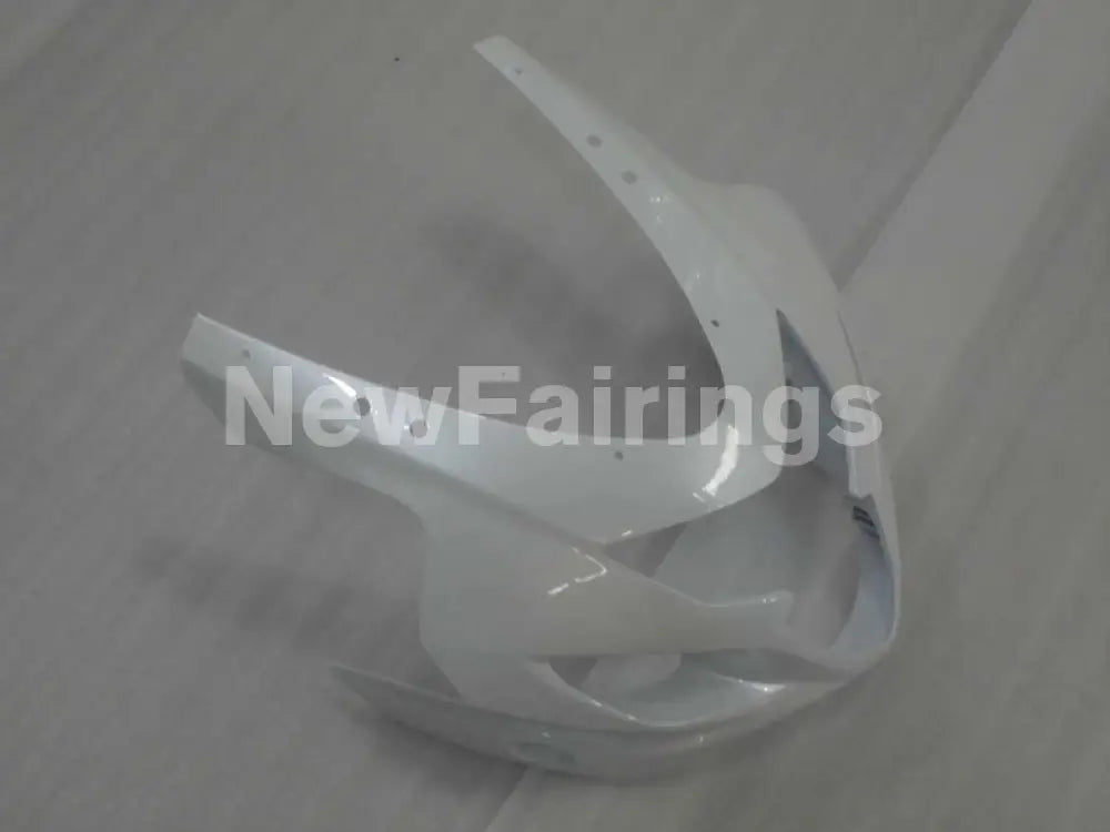 Pearl White with Black Decals Factory Style - GSX-R600 04-05 Fairing Kit