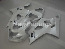 Cargar imagen en el visor de la galería, Pearl White with Black Decals Factory Style - GSX-R600 04-05 Fairing Kit