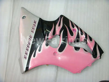 Cargar imagen en el visor de la galería, Pink and Black Flame - NINJA ZX-6R 00-02 Fairing Kit