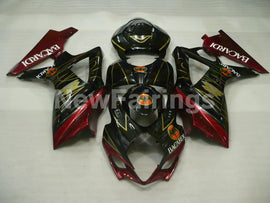 Red and Black BACARDI - GSX-R1000 07-08 Fairing Kit
