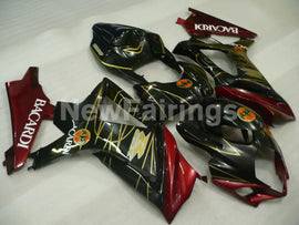 Red and Black BACARDI - GSX-R1000 07-08 Fairing Kit