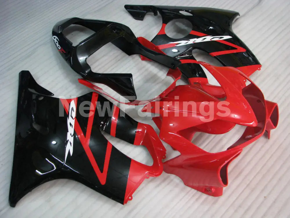 Red and Black Factory Style - CBR600 F4i 01-03 Fairing Kit