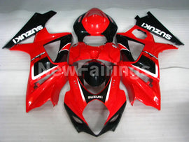 Red and Black Factory Style - GSX-R1000 07-08 Fairing Kit