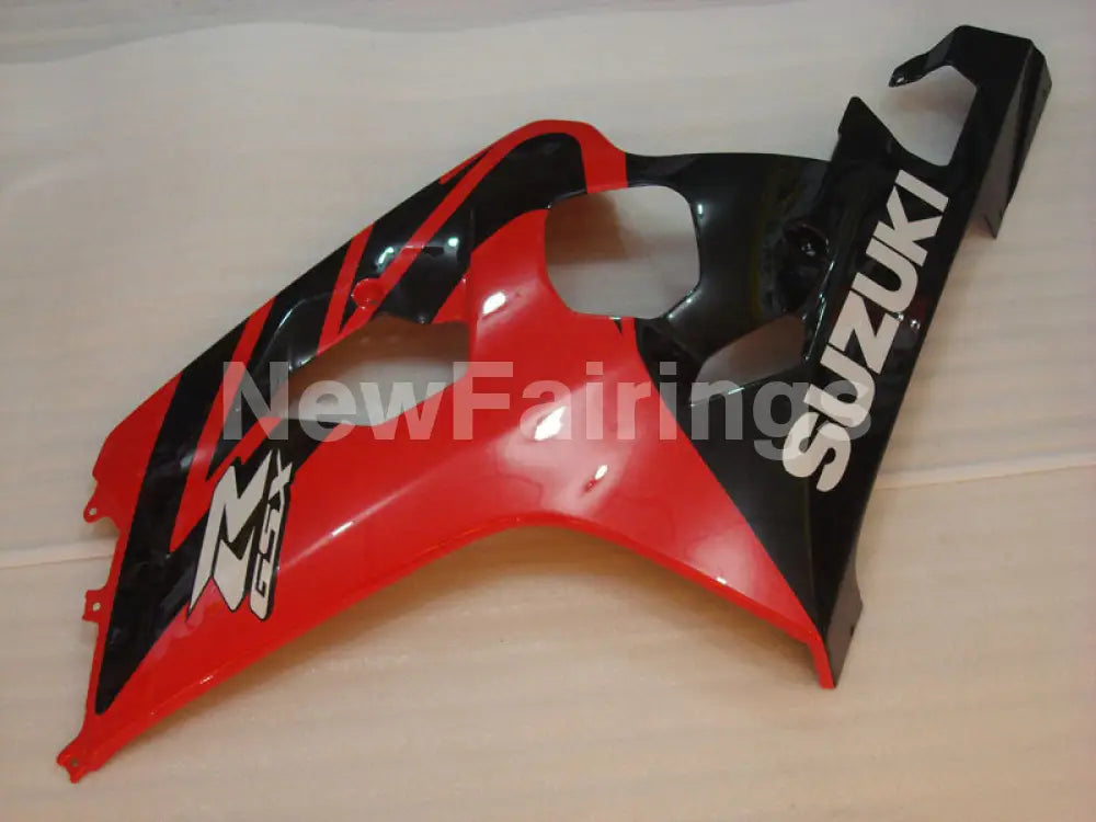 Red and Black Factory Style - GSX-R600 04-05 Fairing Kit