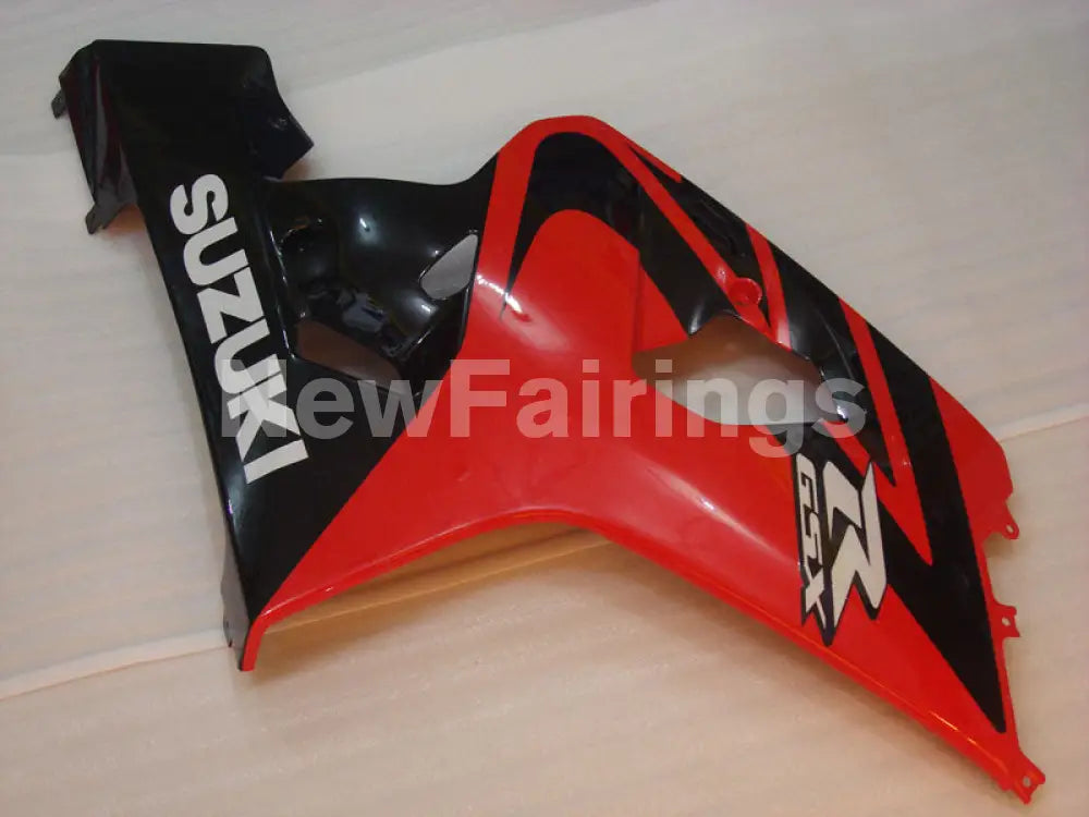 Red and Black Factory Style - GSX-R600 04-05 Fairing Kit