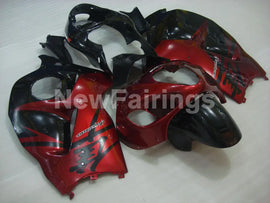 Red and Black Factory Style - GSX1300R Hayabusa 99-07 Fairing Kit