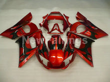 Cargar imagen en el visor de la galería, Red and Black Factory Style - YZF-R6 98-02 Fairing Kit