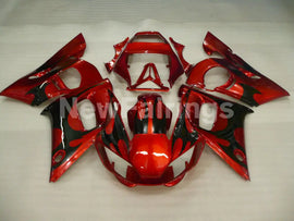 Red and Black Factory Style - YZF-R6 98-02 Fairing Kit