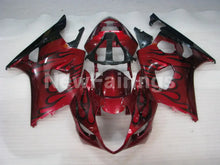 Cargar imagen en el visor de la galería, Red and Black Flame - GSX-R1000 03-04 Fairing Kit