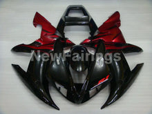Cargar imagen en el visor de la galería, Red and Black Flame - YZF-R1 02-03 Fairing Kit