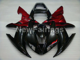 Red and Black Flame - YZF-R1 02-03 Fairing Kit