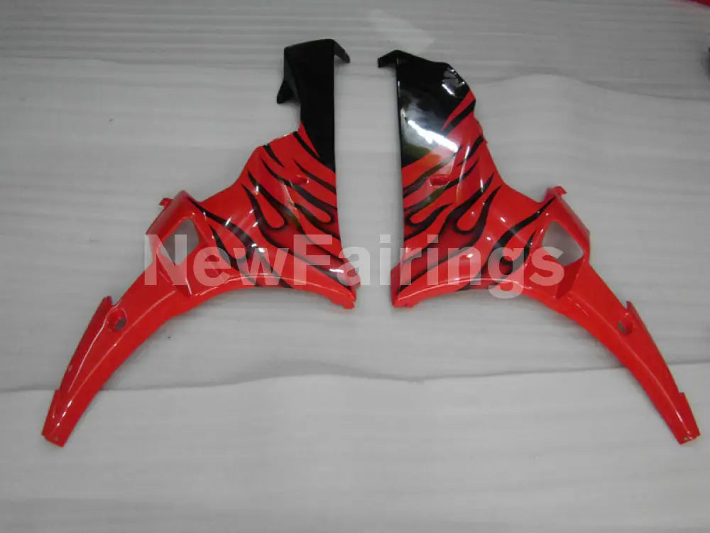 Red and Black Flame- YZF-R6 06-07 Fairing Kit